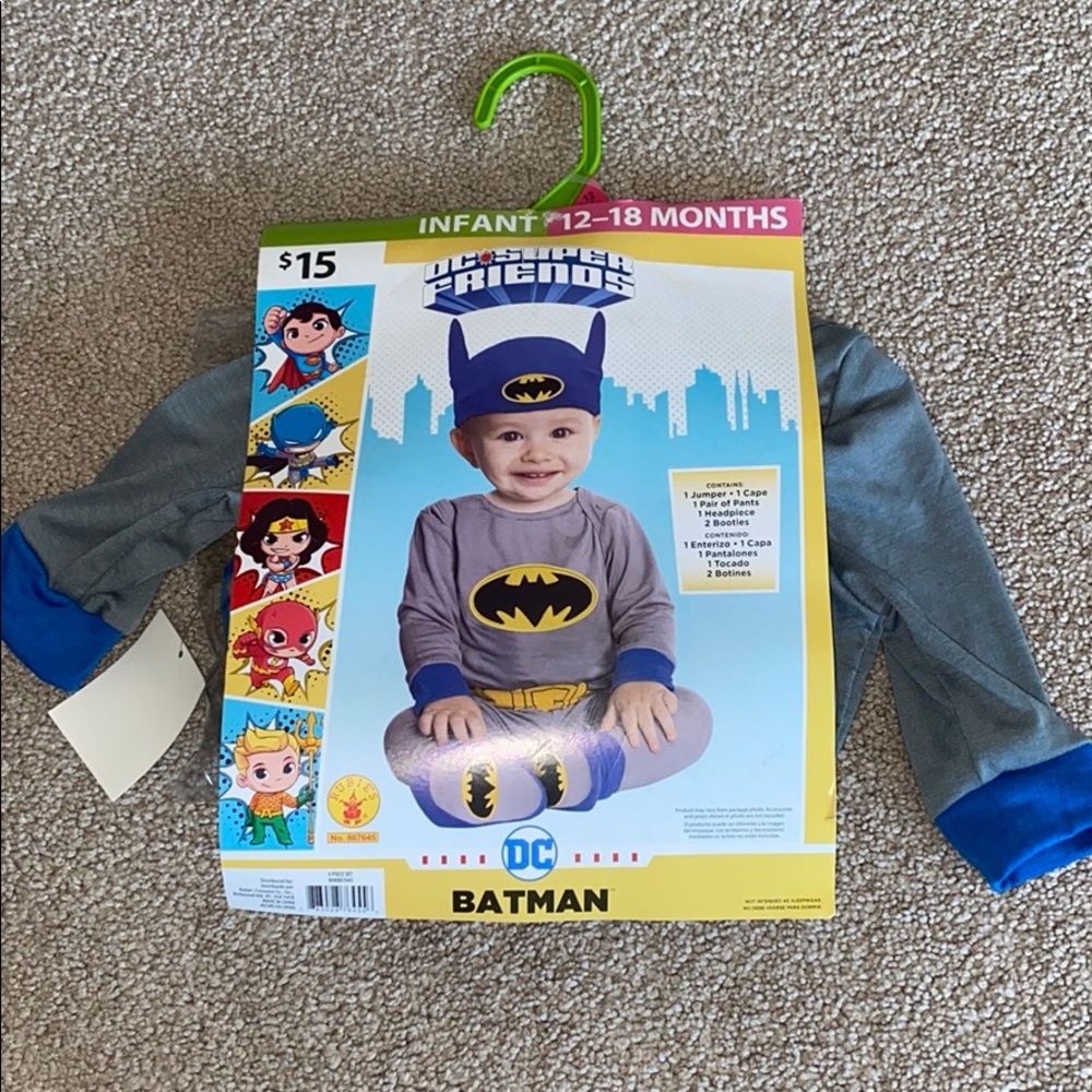 NWT DC Super Friends Batman costume